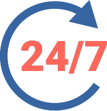 27 7 support icon